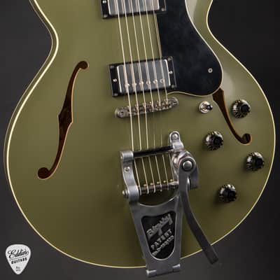Collings I-35 LC Aged Bigsby/ThroBak - Olive Drab image 6