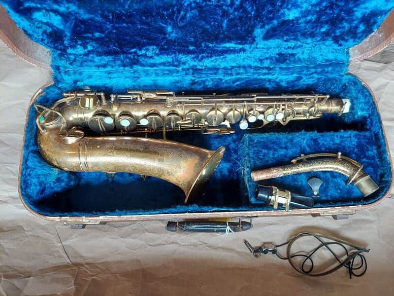 Hamilton Alto Saxophone USA w/ case/neck/MP/strap, Very Good condition image 1