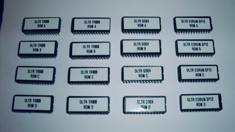 Custom Linn LM1 Eprom Drumkit Set For The Emu Drumulator. image 1