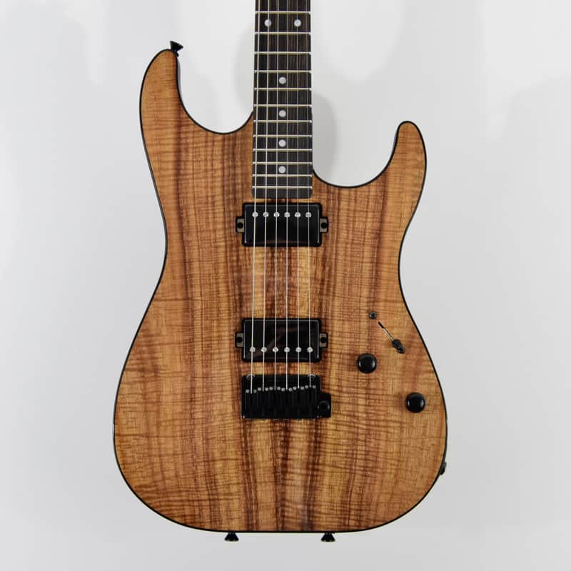 Schecter USA Custom Shop Sunset Custom-II Electric Guitar w/ Case - Natural Gloss image 1