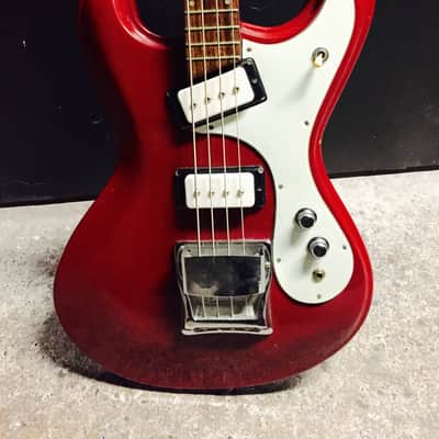 Zen-On Morales Mosrite Hi Flyer 1968 Red image 6