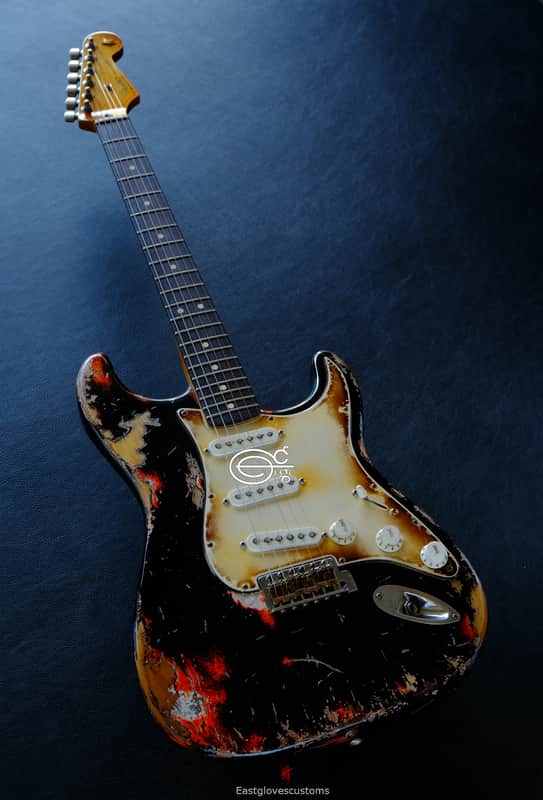 Fender Stratocaster Black Heavy Aged Relic image 1