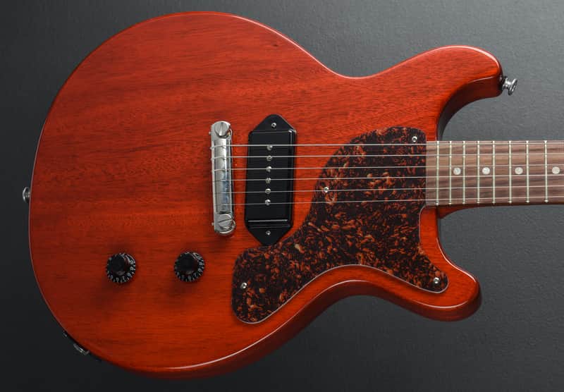 Gibson USA Les Paul Junior Double Cutaway - Vintage Cherry w/Tortoise Pickguard image 1