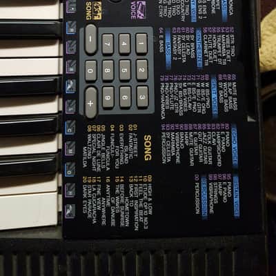 Vintage Yamaha PSR-78 Keyboard, Works Great, Retro Electronic Sounds, Good For Circuit Bending! image 4