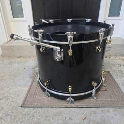 Yamaha 22 inch maple custom bass drum 1990s - Black image 6
