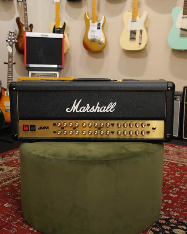 Marshall JVM410HJS Joe Satriani Signature 100-Watt Valve Guitar Amplifier Head Pre-Owned image 1