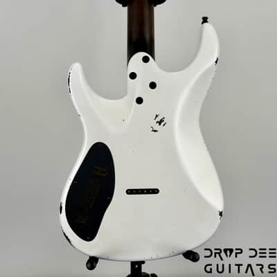Mayones Adam Christianson Aquila Cardinal Aged Electric Guitar w/ Case - Cardinal White Aged image 15