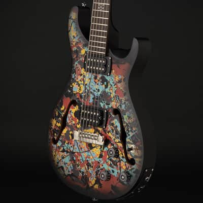 PRS SE Ed Sheeran Cosmic Splash Hollowbody Baritone Limited Edition with Gig Bag image 2