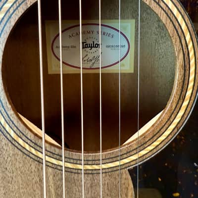 Taylor Academy 22e Acoustic Electric Walnut Top Back & Sides with Gig Bag - Pre Owned image 3