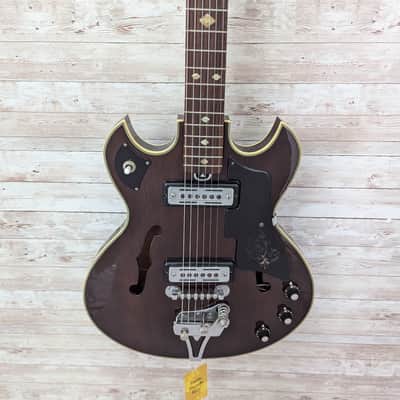Teisco EP-11T Hollowbody Electric Guitar 1960's Sunburst Made in