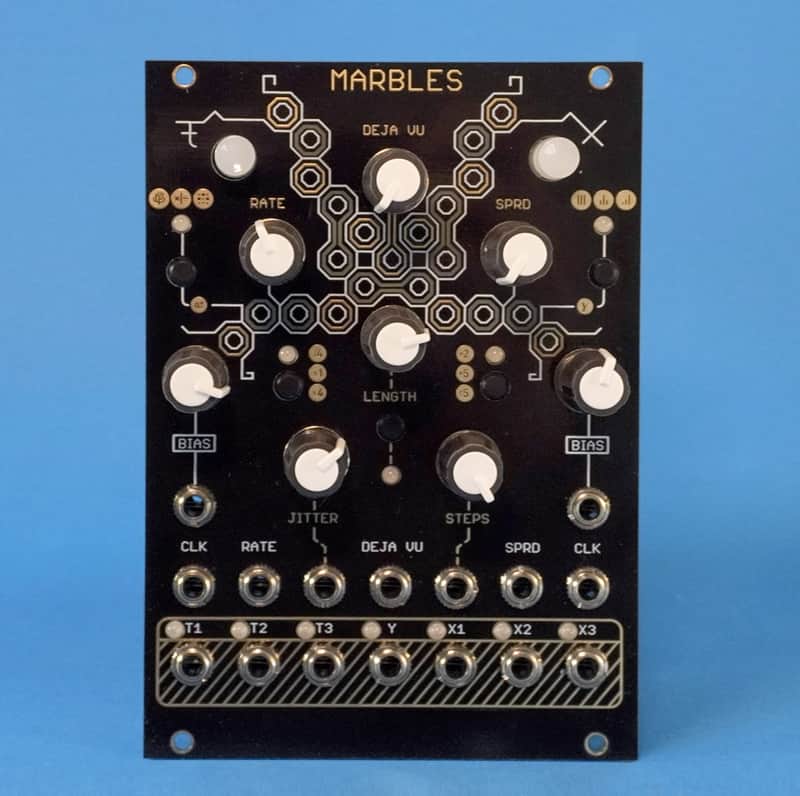 Mutable Instruments Marbles (Clone) Black Random LFO 18hp image 1
