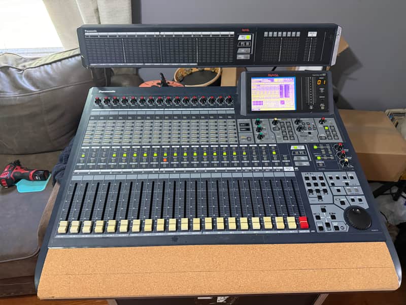 Panasonic RAMSA WR-DA7 Digital Mixing Console | Loaded w/ Meter Bridge, 2x ADAT & DB25 Cards image 1