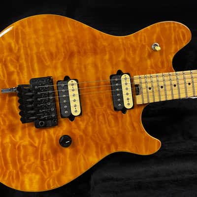 Peavey EVH Wolfgang Special Amber Quilt Electric Guitar w Case image 6