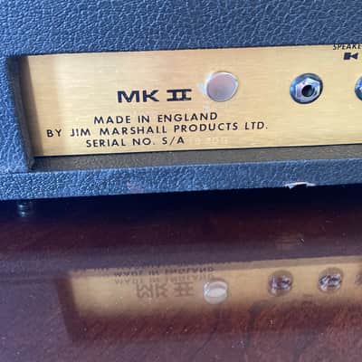 Marshall JMP 1987 2-Channel 50-Watt Guitar Amp Head 1967 - 1975 - Black image 8