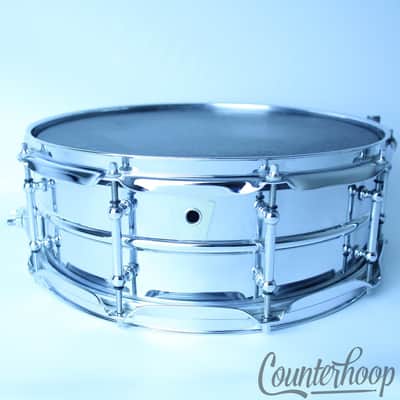 Ludwig Brass Edition Supraphonic Snare Drum 14x5"Monroe Tube Lugs LB400BT COB90s image 5
