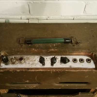 Vintage 1954 Fender Tweed Deluxe Guitar Amplifier 5D3 Wide Panel image 9