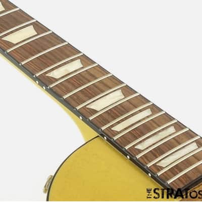 USED Gibson USA Les Paul Standard 50s BODY +NECK Mahogany Top TV Yellow $100 OFF image 5