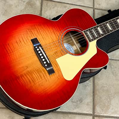 2025 Gibson Les Paul Parlor Acoustic-Electric Guitar Vintage Cherry Sunburst image 1