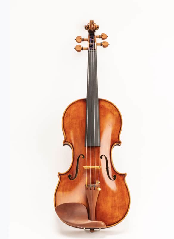 D Z Strad Violin - Model 400 - Light Antique Finish with Dominant Strings, Case, Bow and Rosin image 1