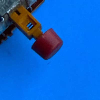 YAMAHA PSR-240 Keyboard Part: ON/OFF Switch Circuit Board w/Red Cap [XR658] image 4