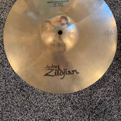 Zildjian 14" A Custom Mastersound Hi-Hat Cymbals (Pair) 1999 - Present - Brilliant image 3