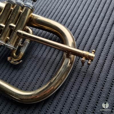 Legendary Couesnon flugelhorn - factory lacquer finish, case, mouthpiece, lyre gamonbrasss image 16