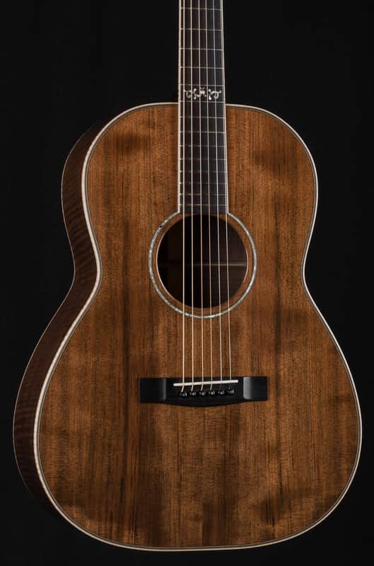 Huss & Dalton CM 12-Fret Custom Sinker Redwood and Flamed Black Walnut With Hide Glue NEW image 1