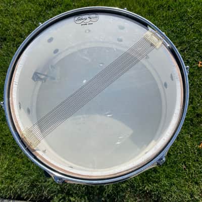 1960s Ludwig 5x14 Pioneer Snare Drum Oyster Blue Pearl image 13