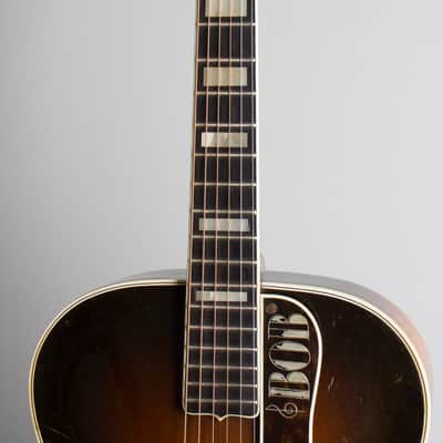 D'Angelico Style A Arch Top Acoustic Guitar (1938), ser. #1368, original black hard shell case. image 8