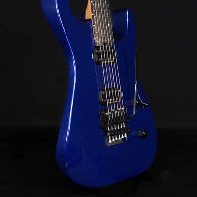 Jackson American Series Virtuoso, Streaked Ebony FB, Mystic Blue image 4
