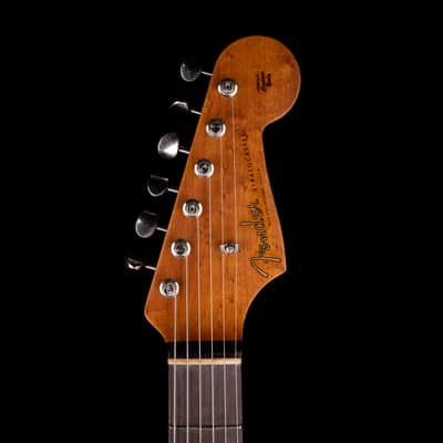 Fender Custom Shop Roasted 1960 Stratocaster Relic Birdseye Maple Aged Surf Green image 13