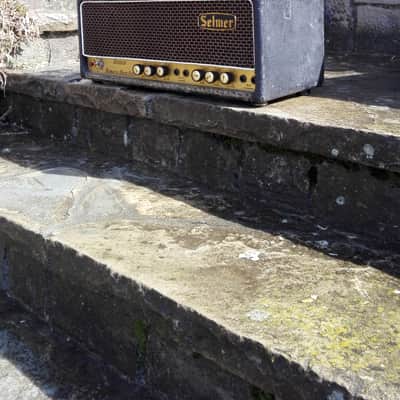 RARE ORIGINAL 1964 Selmer Treble 'n' Bass "Croc Skin" 50W Tube Amp Head- VGC!!!! image 3