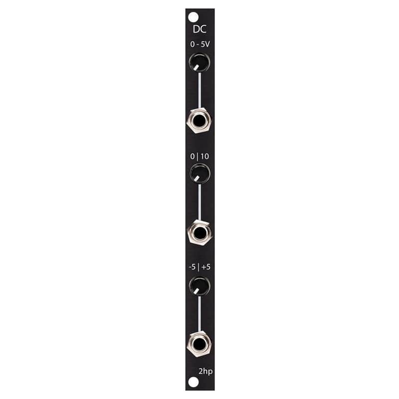 2hp DC Eurorack Voltage Offset Generator Module (Black) image 1