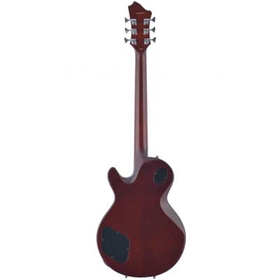 Hagstrom Swede (MK3) - Mandarin Burst with Hard Case image 2