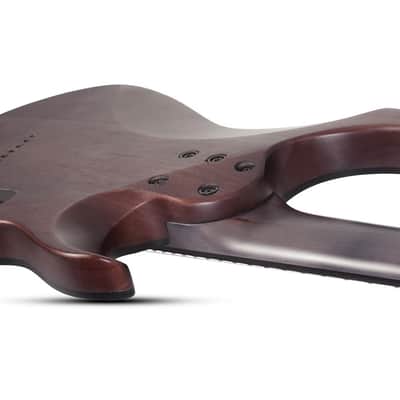 Schecter Omen Elite-7 Multiscale LH Black Cherry Burst image 3