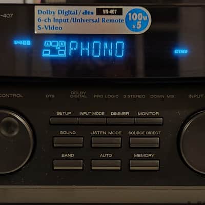 Kenwood Kenwood VR-407 5.1-channel A/V receiver 90s - Black image 2