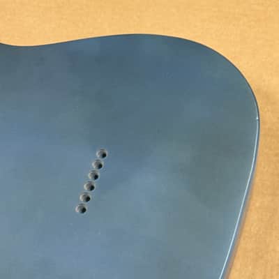 1876g Kohlin Guitars T-Type Roasted Pine replacement body Aged Nitro Lake Placid Blue Made in Sweden fits Fender Telecaster necks image 9