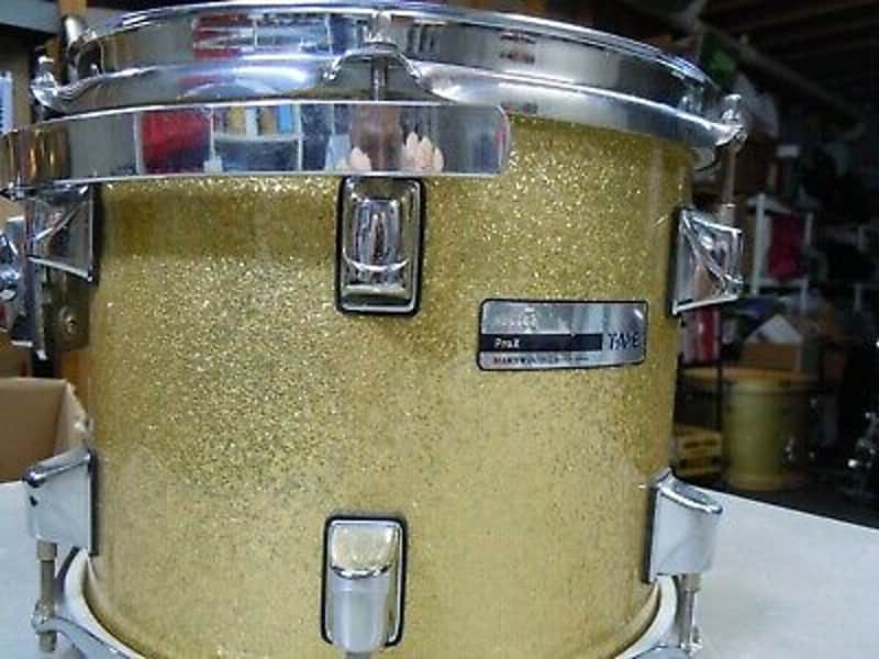 Taye Drums ProX 10x8.5 Rack Gold Sparkle Tom Free Shipping image 1