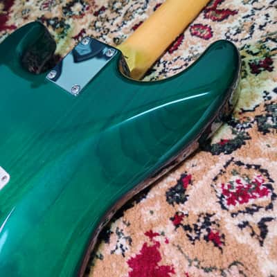 *RARE* 2013 Fender Stratocaster '62 Reissue ST62QT-YLM Yellow Lime Burst, High Grade Quilt Maple Top, Non-Catalog w/ Hangtags, MIJ Fujigen image 24