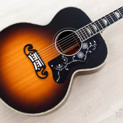 1995 Gibson J-200 Deluxe Limited Run Jumbo Sunburst, Rosewood Back + Sides, Near-Mint w/ Case image 1