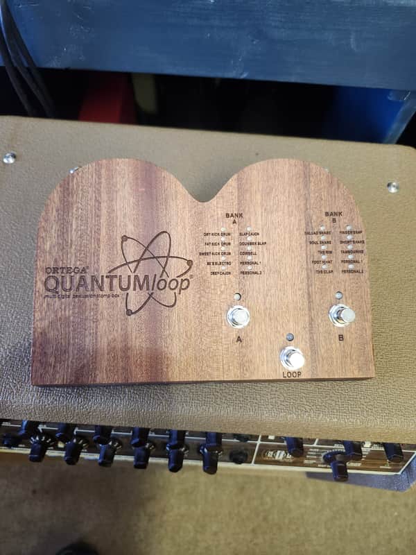 Ortega QUANTUMloop Multi Digital Percussion Stomp Box and Looper 2010s - Natural image 1