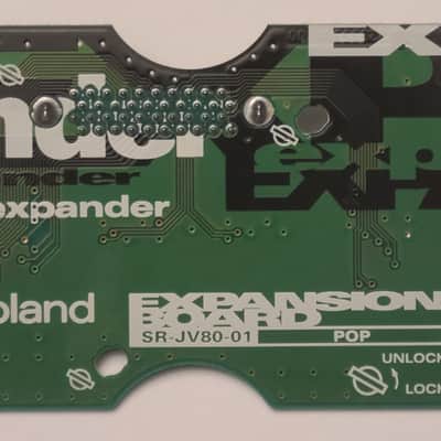 Roland SR-JV80-01 Pop Expansion Board 1990s - Green NEWLY RECAPPED