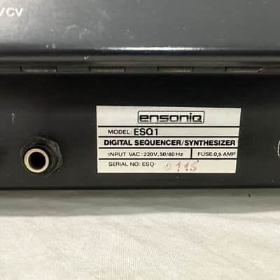 Ensoniq ESQ-1 Wave Synthesizer 1986 - Black image 6