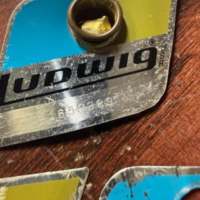 Vintage Ludwig B/O Badges 70s (Lot of 3) image 3