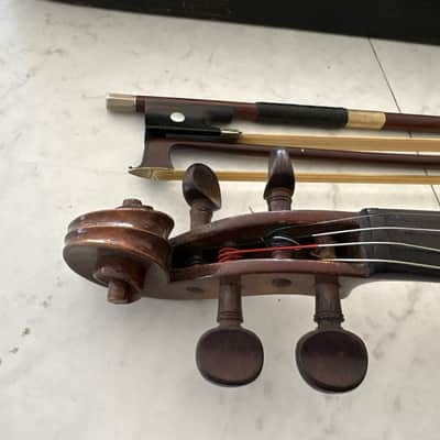 Stradivarius 4/4 violin made in France mid 20th century image 8