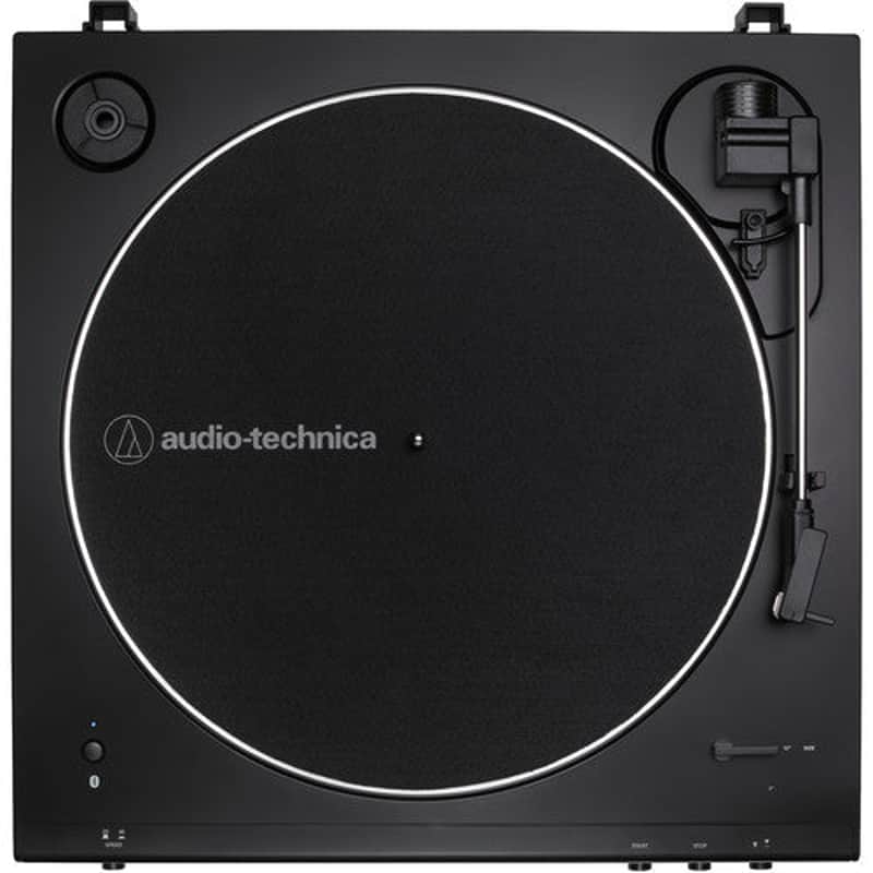 Audio-Technica AT-LP60XBT Fully Automatic Bluetooth Belt-Drive Turntable (Black) (Open Box, Brand New) image 1