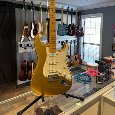 Fender American Original ‘50s Stratocaster 2018 - Aztec Gold image 4
