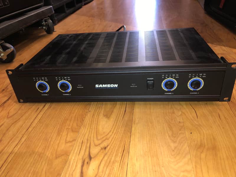 Samson Servo 4120 Quad Recording studio Power Amplifier(2-rack space) image 1
