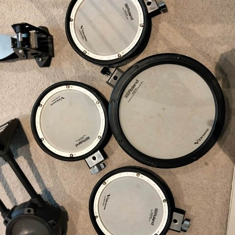 Roland V-Drums Pad Bundle – 3x PDX-8, 1x PDX-12, Kick Pad & FD-8 Hi-Hat Pedal image 1