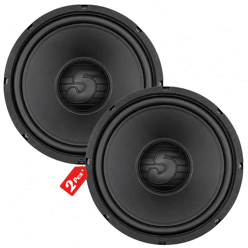 5 Core 12 Inch Car Woofer Audio Pair 400W 4Ohm Deep Bass Replacement Subwoofer for SUV Truck image 1